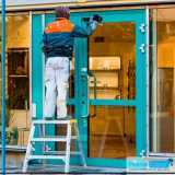 limpeza de fachada para loja Vila Mazzei